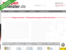 Tablet Screenshot of mappenmeister.de